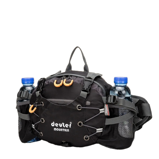 Riñonera Deportiva Hombre Nylon - Bolso Pecho y Cadera para Camping, Ciclismo y Running