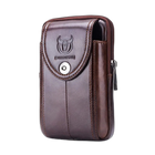 Riñonera Táctica de Cuero para Hombre - Bolsa de Cintura Militar con Sistema MOLLE