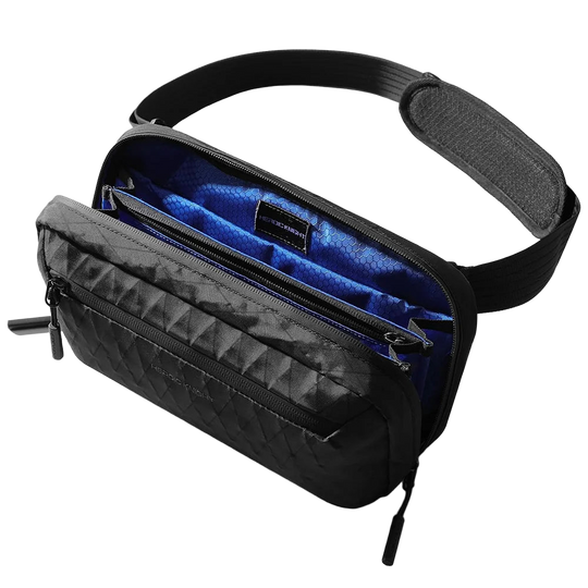 Riñonera de Viaje Impermeable para Hombre - Bolso Pequeño Minimalista en Tela X-PAC
