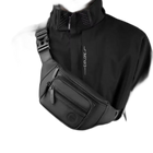 Riñonera Hombre Nylon Multibolsillos - Bolsa de Cintura para Moto, Deporte y Escalada