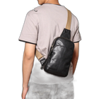 Riñonera de Cuero Genuino para Hombre y Mujer - Bolso Bandolera Pequeño de Gran Capacidad