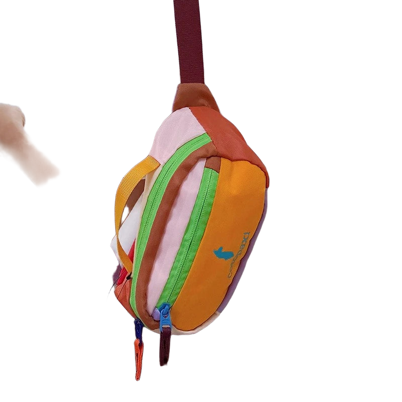 Riñonera Deportiva Multicolor 1.5L: Bolso de Cintura y Cruzado Ligero para Primavera y Verano