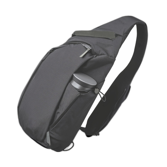 Riñonera Deportiva 7.5L - Bolso Cruzado Mochila Sling para Tableta 11" con Bolsillo para Botella