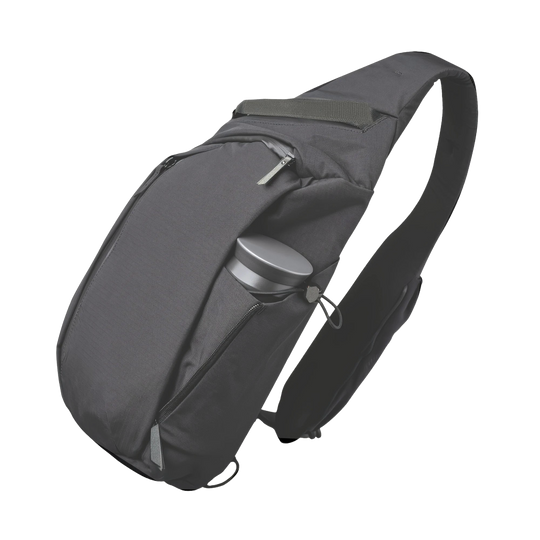 Riñonera Deportiva 7.5L - Bolso Cruzado Mochila Sling para Tableta 11" con Bolsillo para Botella