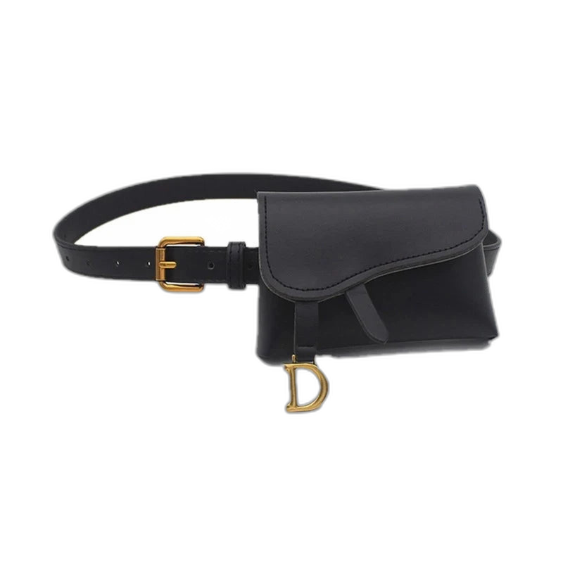 Riñonera de Cuero para Mujer - Bolso Cinturón PU Elegante y Práctico