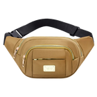 Riñonera de Tela Oxford para Mujer - Bolso Cruzado Grande Impermeable