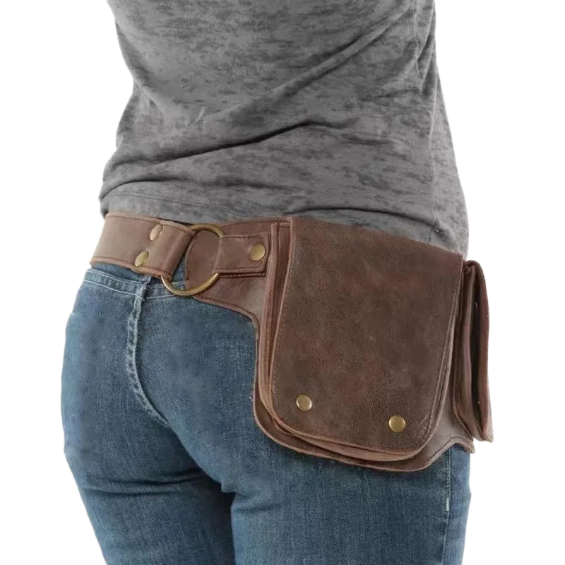 Riñonera Deportiva Medieval Vintage Unisex - Bolso de Cintura Cruzado