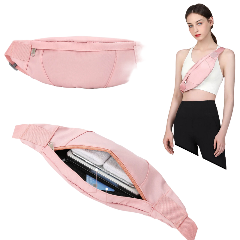 Riñonera Deportiva Ajustable para Hombre y Mujer - Bolsa de Cintura Ideal para Senderismo, Ciclismo y Running