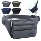 Riñonera Deportiva Impermeable Multifuncional para Hombre y Mujer, Gran Capacidad, Bolsa Sólida para Móvil