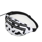 Riñonera de Moda para Mujer con Estampado de Vaca - Bolso Cintura Multifuncional