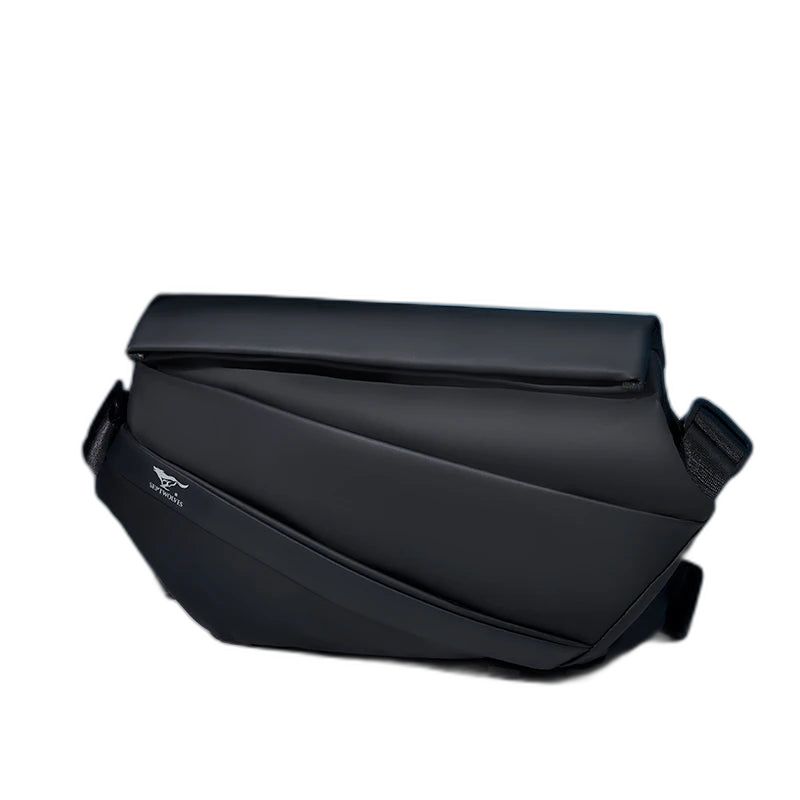 Riñonera de Cuero para Hombre - Bolso Bandolera Elegante con Hebilla Magnética