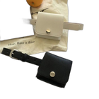 Riñonera de Moda para Mujer de PU - Bolso Cinturón Elegante con Cartera y Bolsillo para Tarjetas