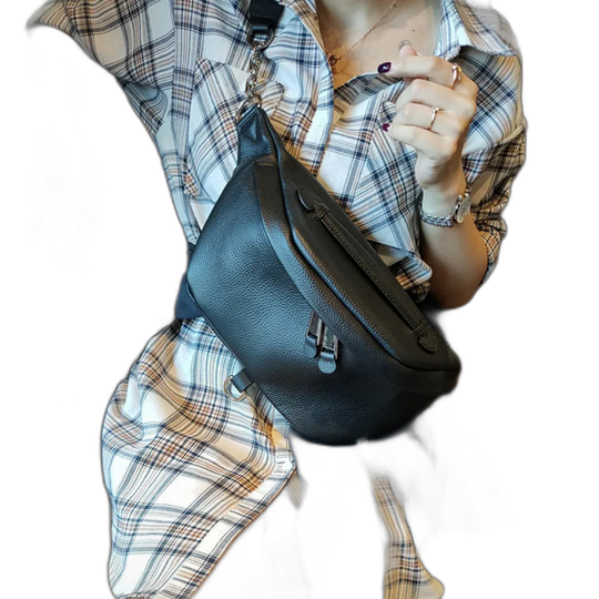 Riñonera de Cuero para Mujer - Bolso de Cintura de Lujo y Moda