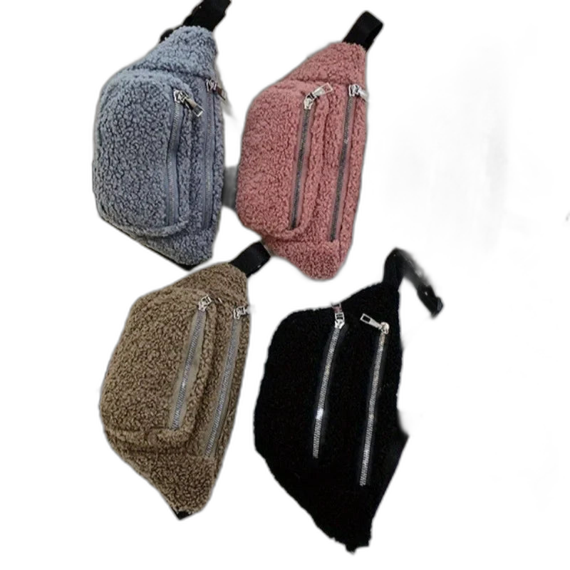 Riñonera de Pana Suave para Mujer - Bolso Cruzado de Moda Otoño Invierno