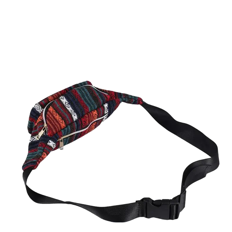 Riñonera de Viaje Vintage Étnica para Mujer - ABQR