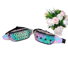 Riñonera Deportiva Luminosa Geométrica - Bolsa de Cintura Ligera para Hombre y Mujer