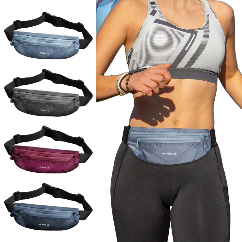 Riñonera Deportiva Impermeable para Mujer - Cinturón de Running, Maratón, Ciclismo y Fitness