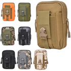 Riñonera de Viaje Impermeable para Hombre con Mosquetón y Bolsillo Vertical