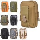 Riñonera de Viaje Impermeable para Hombre con Mosquetón y Bolsillo Vertical
