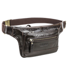 Riñonera de Viaje para Hombre de Cuero Genuino Personalizable