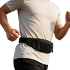 Riñonera Deportiva de Nylon para Correr - Bolsa de Cintura con Cremallera Impermeable
