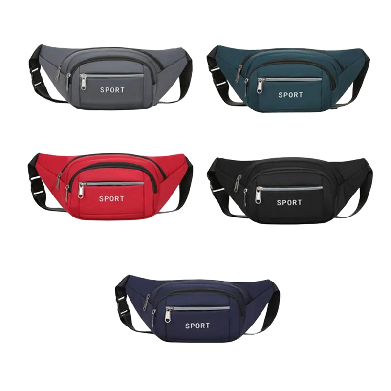 Riñonera Deportiva de Nylon para Mujer - Bolsa de Cadera para Moto, Viaje y Riding