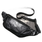 Riñonera de Cuero Genuino para Hombre - Bolso Bandolera Cruzado Grande con Múltiples Compartimentos