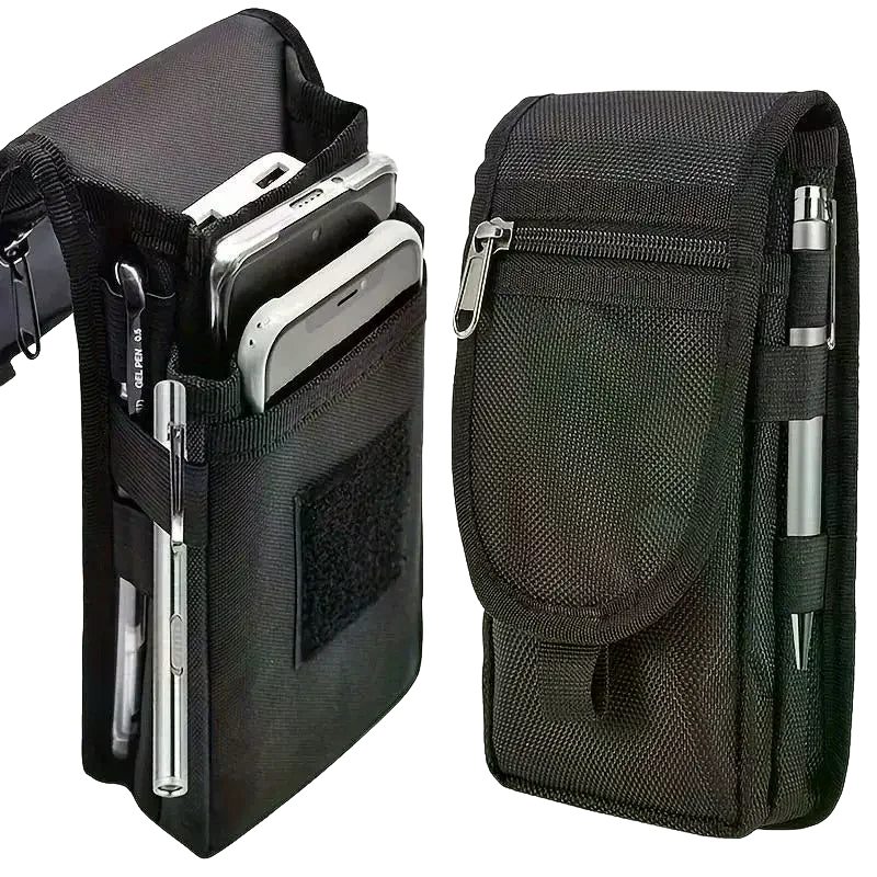 Riñonera Deportiva Multifuncional con Bolsillo para Móvil y Bolígrafo