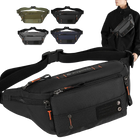 Riñonera de Viaje para Hombre de Nylon - Bolso de Cintura Multifuncional y Resistente