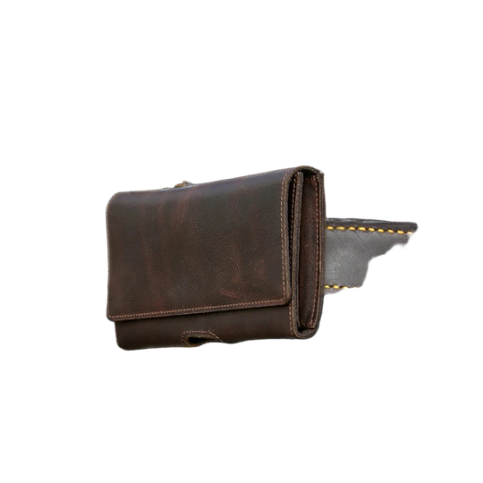 Riñonera de Viaje para Hombre de Cuero Genuino - Bolsa de Cintura con Bolsillo para Teléfono