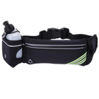 Riñonera Deportiva Impermeable con Botella de Hidratación y Funda para Móvil - Cinturón Running para Hombre y Mujer