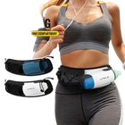 Riñonera Deportiva - Bolsa de Cintura Ligera para Correr, Senderismo y Ciclismo con Botella