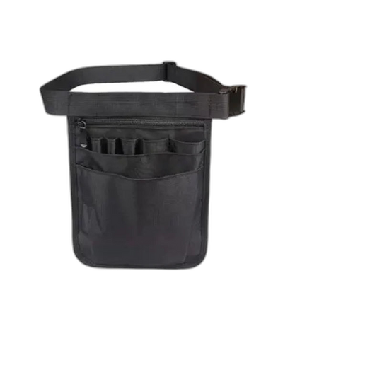 Riñonera de Enfermera de Tela Oxford Ajustable - Bolsa de Cintura con Múltiples Compartimentos
