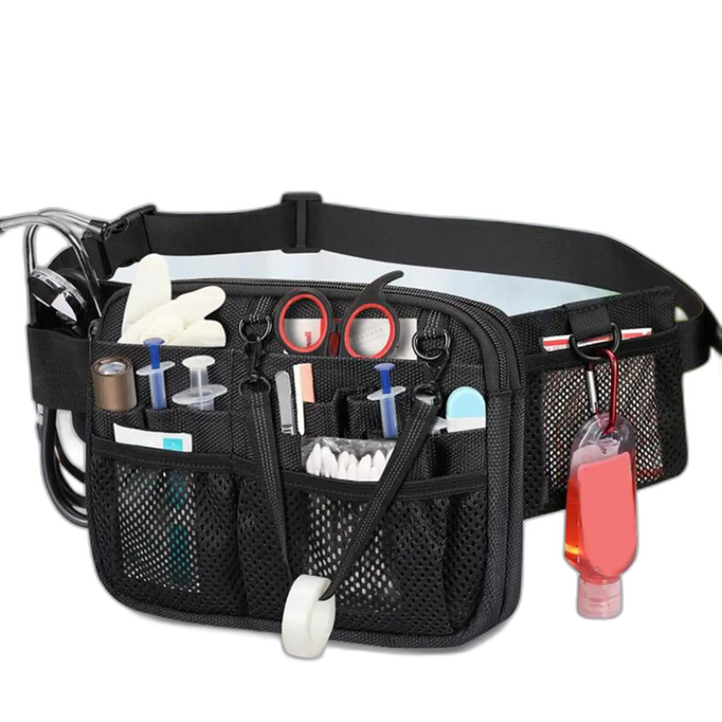 Riñonera de Enfermera con Múltiples Bolsillos para Estetoscopios y Accesorios Médicos