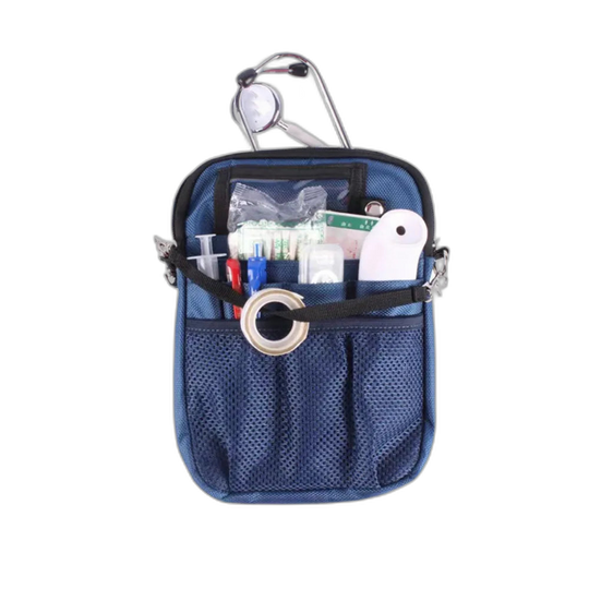 Riñonera de Enfermera Ajustable Multibolsillos Impermeable - Bolso de Cintura Grande para Enfermeras