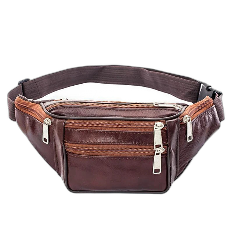 Riñonera de Cuero para Hombre - Bolso de Cintura Elegante y Funcional