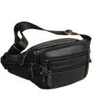 Riñonera de Viaje para Hombre de Cuero Genuino - Bolso de Cintura Elegante