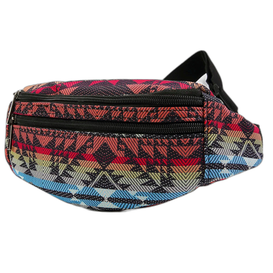 Riñonera de Viaje para Mujer de Tela Annmouler - Bolsa de Cintura Bohemia con Múltiples Bolsillos