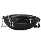Riñonera de Cuero para Mujer  – Bolso de Cintura con Tachuelas Punk