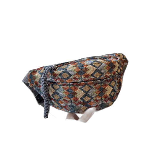 Riñonera Bohemia de Pana para Mujer - Bolso de Cintura, Cadera, Hombro y Cruzado